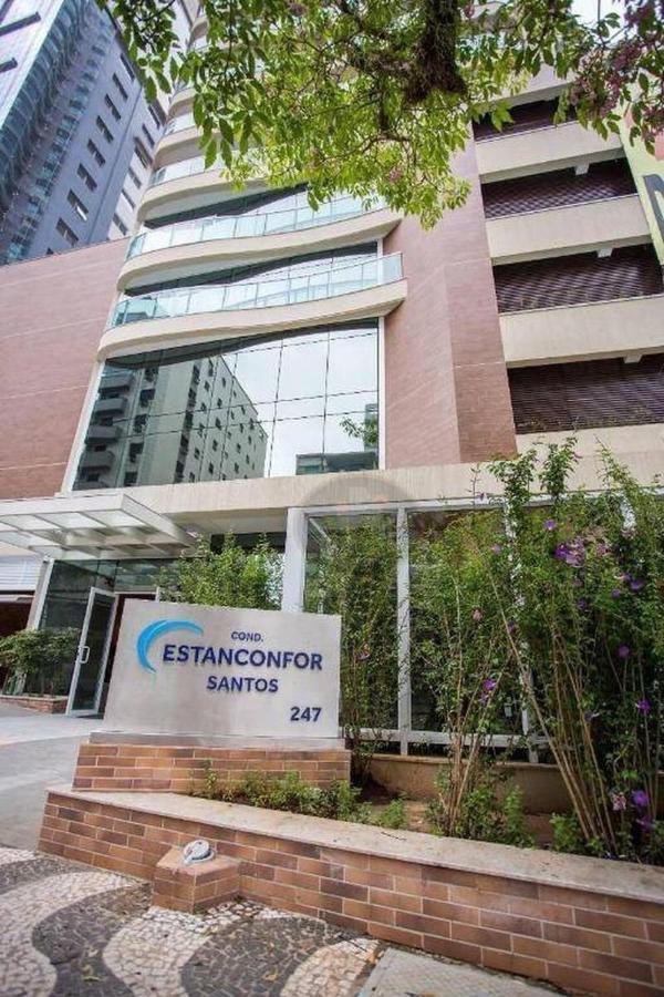 Estanconfor Praia Santos Ac Garagem Sacada Fechada المظهر الخارجي الصورة